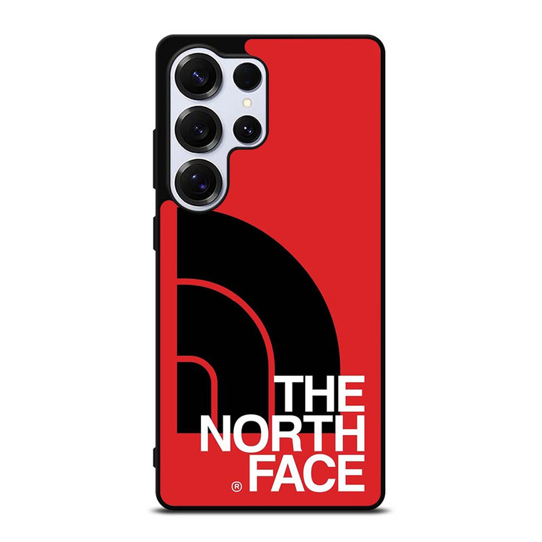 THE NORTH FACE LOGO BLACK RED Samsung Galaxy S25 Ultra Case