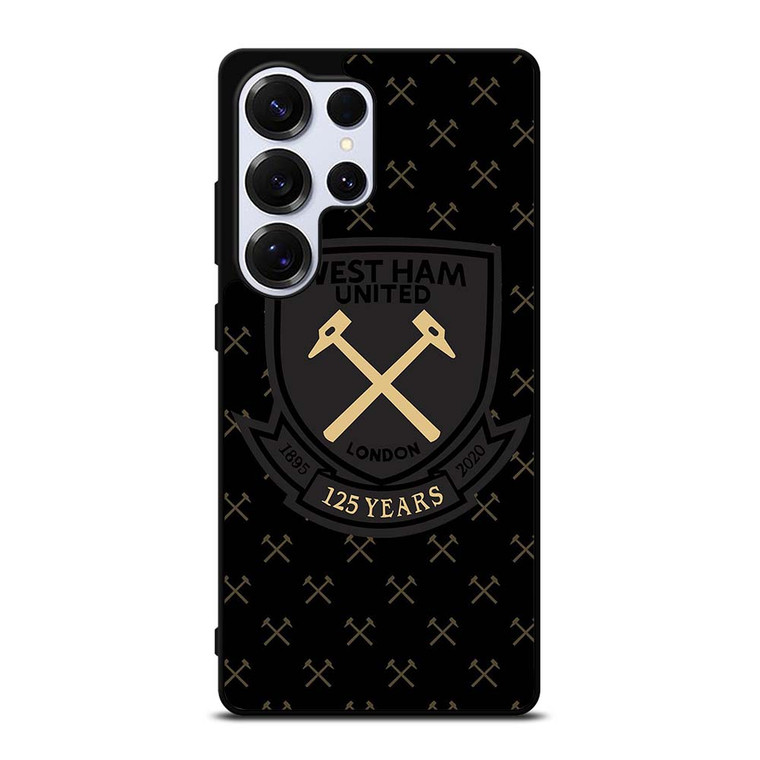 WEST HAM UNITED BLACK LOGO Samsung Galaxy S25 Ultra Case