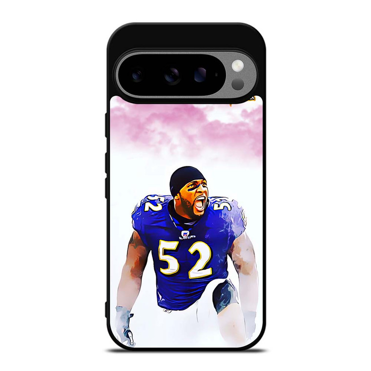BALTIMORE RAVENS RAY LEWIS 52 Google Pixel 9 Pro XL Case