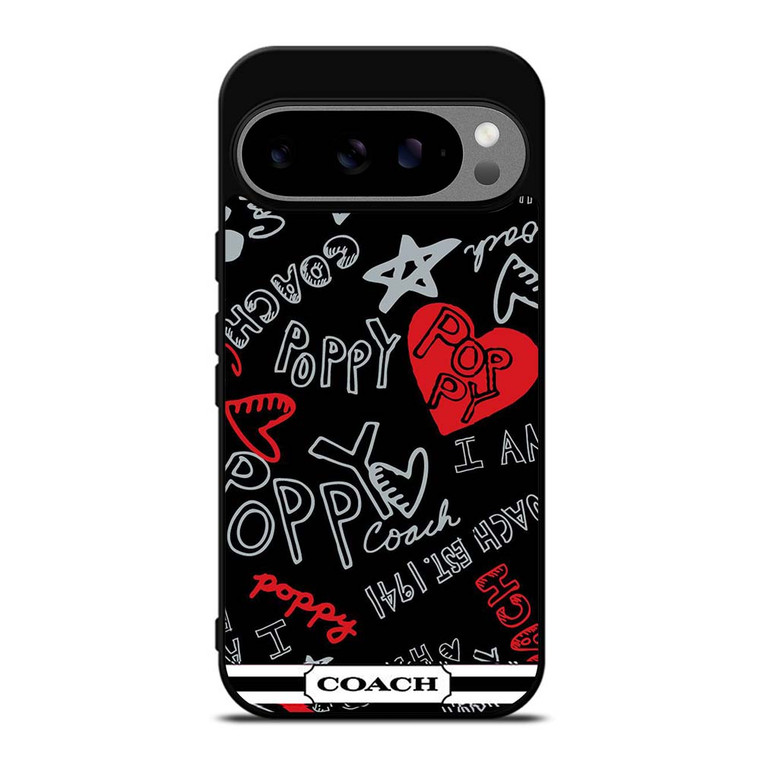 COACH NEW YORK POPPY BLACK Google Pixel 9 Pro XL Case