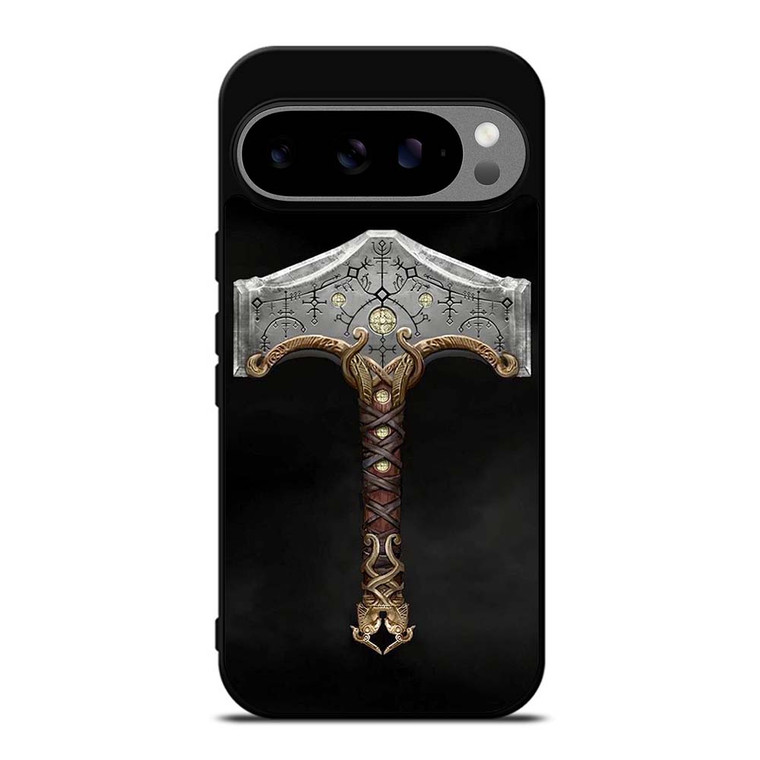 GOD OF WAR RAGNAROK HAMMER OF THOR Google Pixel 9 Pro XL Case GOD OF WAR RAGNAROK HAMMER OF THOR Google Pixel 9 Pro XL Case
