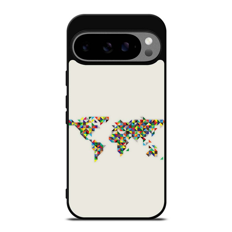 MINIMALISTIC WORLD MAP Google Pixel 9 Pro XL Case