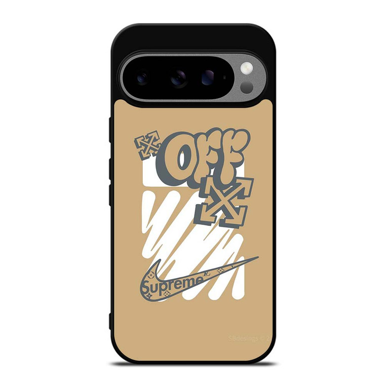 OFF WHITE NIKE SUPREME LOGO Google Pixel 9 Pro XL Case