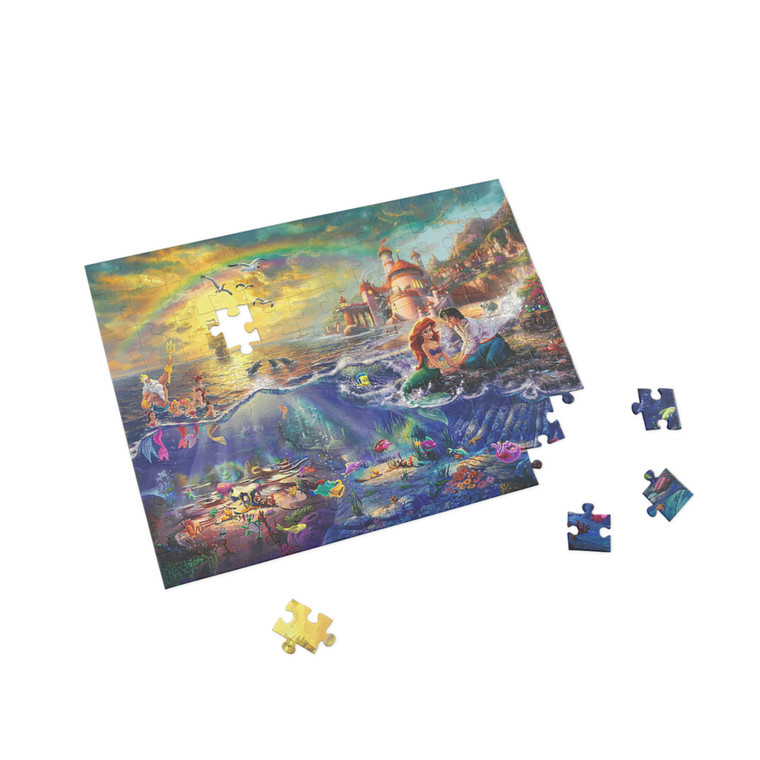 DISNEY MERMAID CASTLE MOVIE Jigsaw Puzzle 95 252 500 1000 Pieces