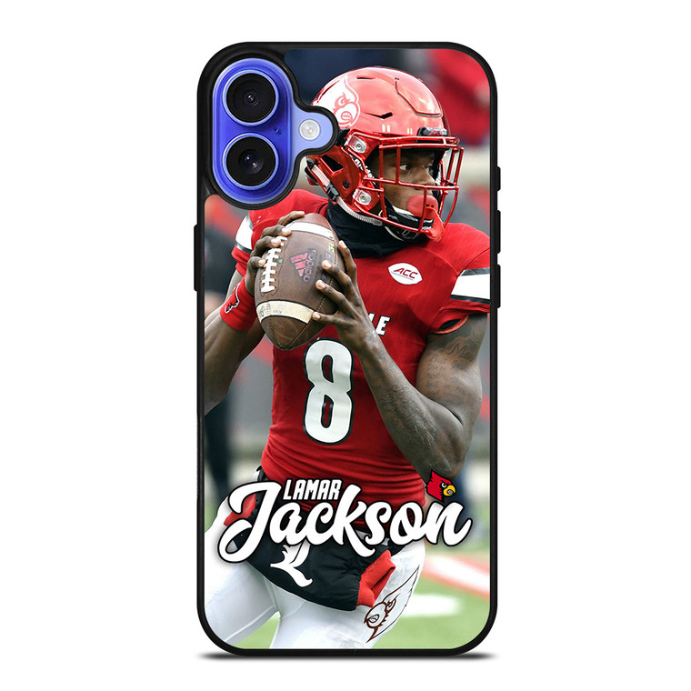 LAMAR JACKSON LOUISVILLE NFL iPhone 16 Case