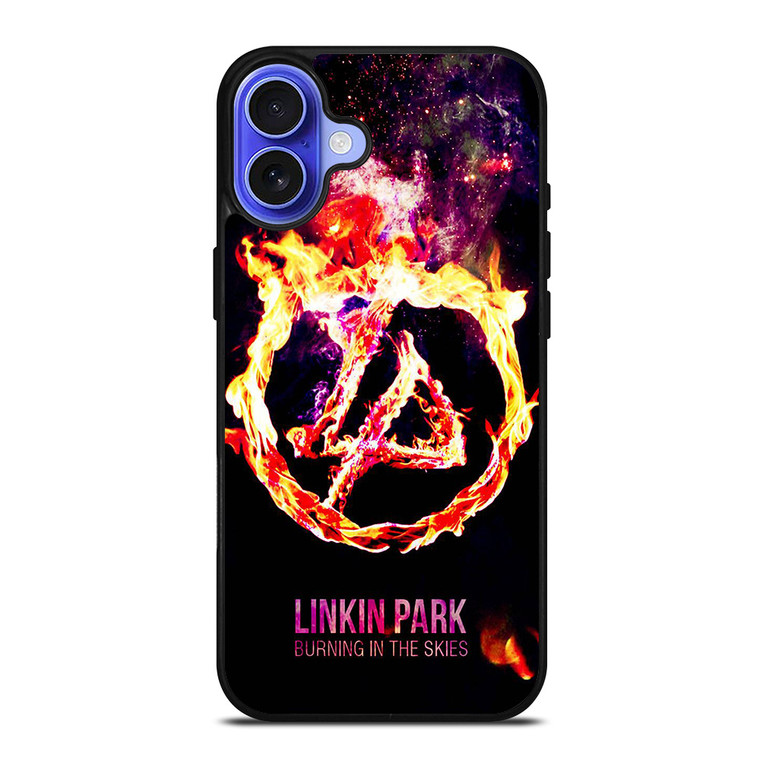 LINKIN PARK LOGO BURNING IN THE SKIES iPhone 16 Case