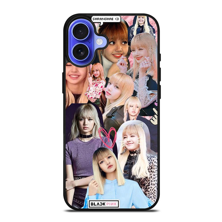 LISA BLACK PINK COLLAGE iPhone 16 Case