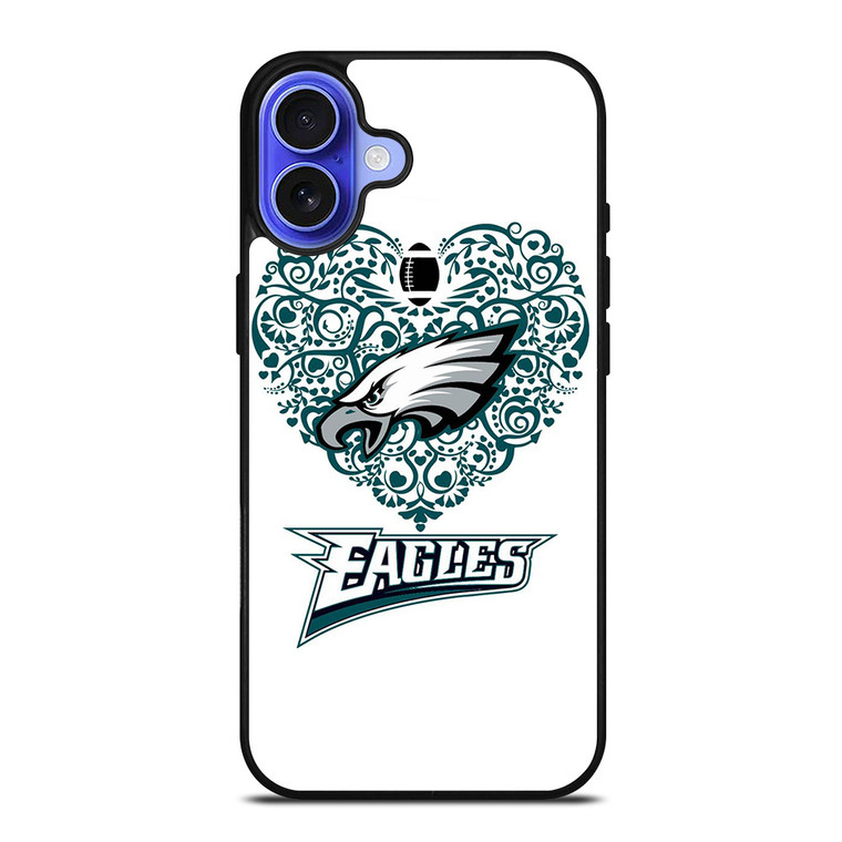 LOVE PHILADELPHIA EAGLES iPhone 16 Case