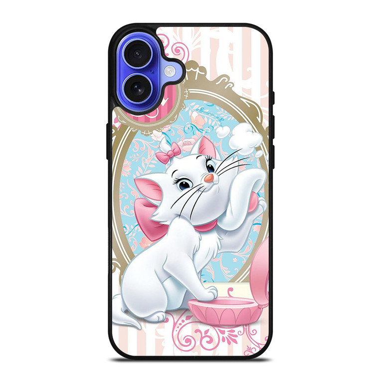 MARIE THE ARISTOCATS CAT MIRROR iPhone 16 Case