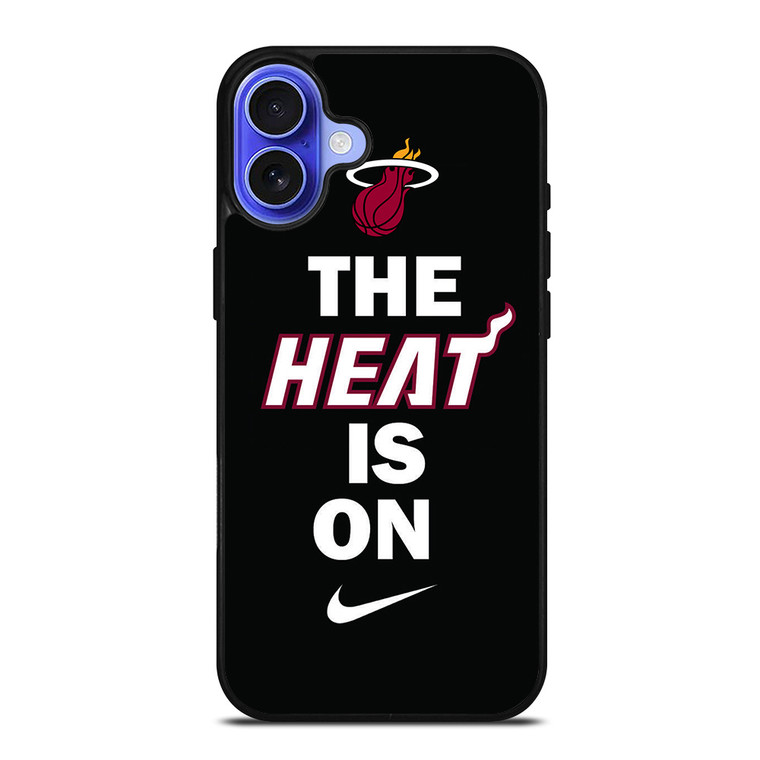 MIAMI HEAT IS ON NIKE iPhone 16 Case