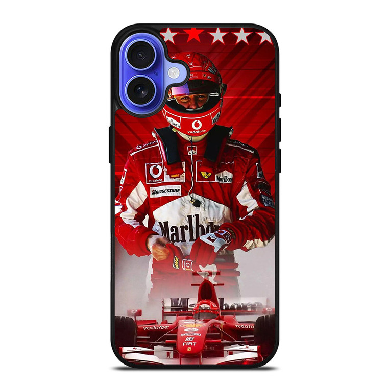 MICHAEL SCHUMACHER F1 iPhone 16 Case