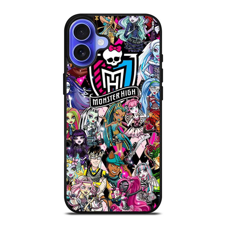 MONSTER HIGH COLLAGE iPhone 16 Case