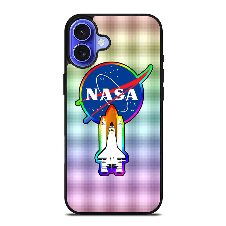 NASA COLOR FULL LOGO iPhone 16 Case