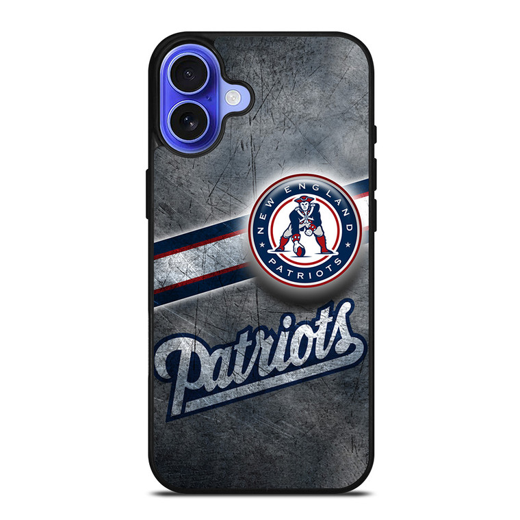 NEW ENGLAND PATRIOTS FOOTBALL LOGO iPhone 16 Case