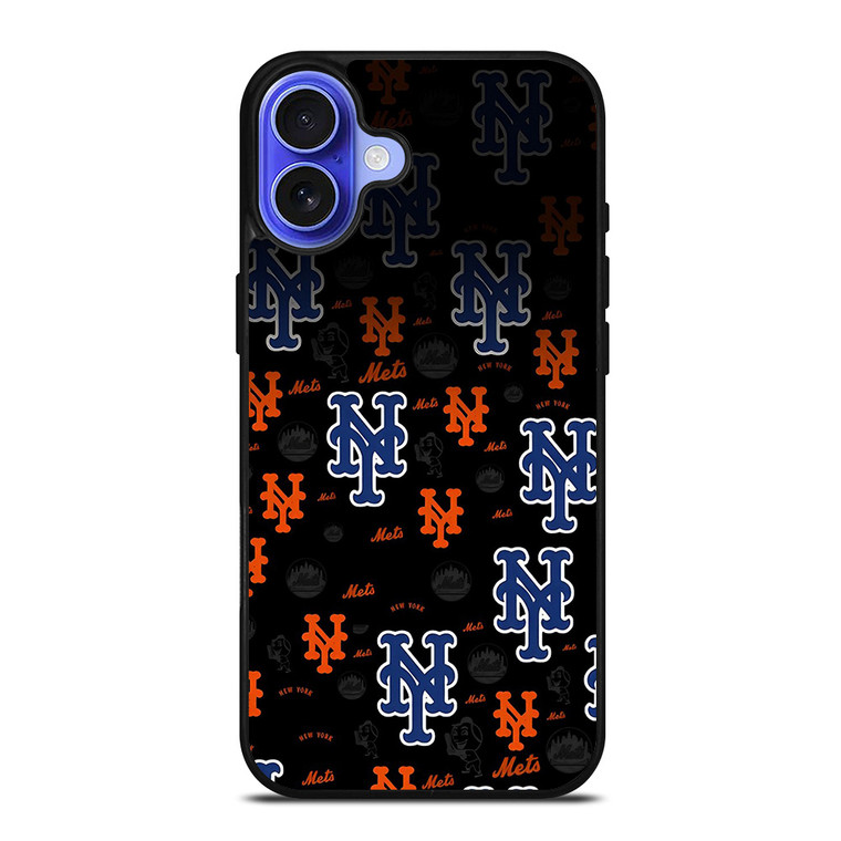 NEW YORK METS COLLAGE WALL iPhone 16 Case