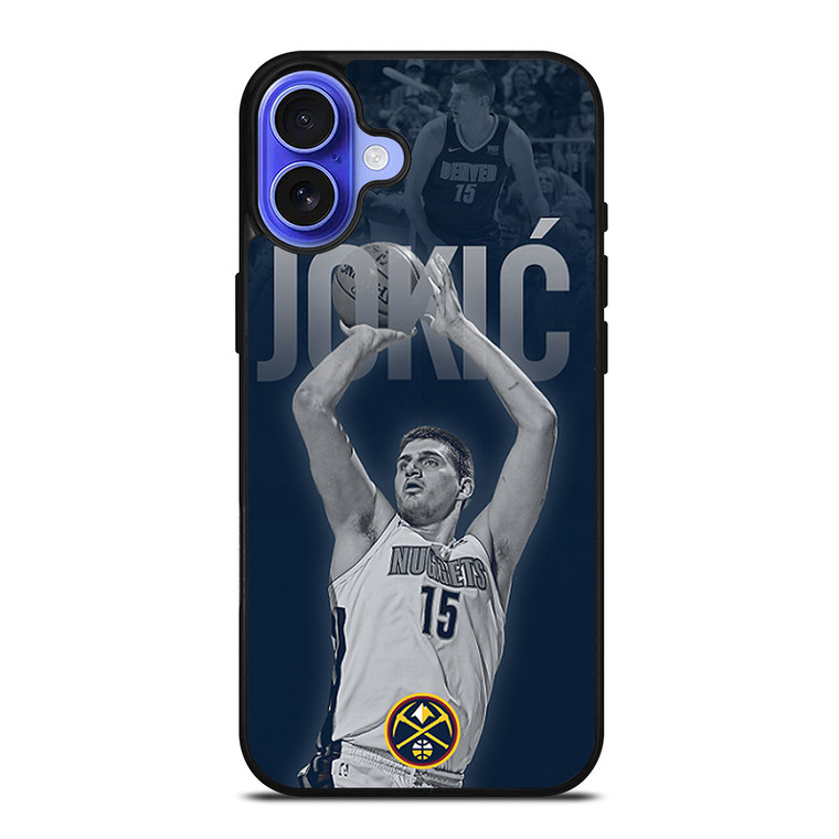 NIKOLA JOKIC DENVER NUGGETS NBA iPhone 16 Case NIKOLA JOKIC DENVER NUGGETS NBA iPhone 16 Case