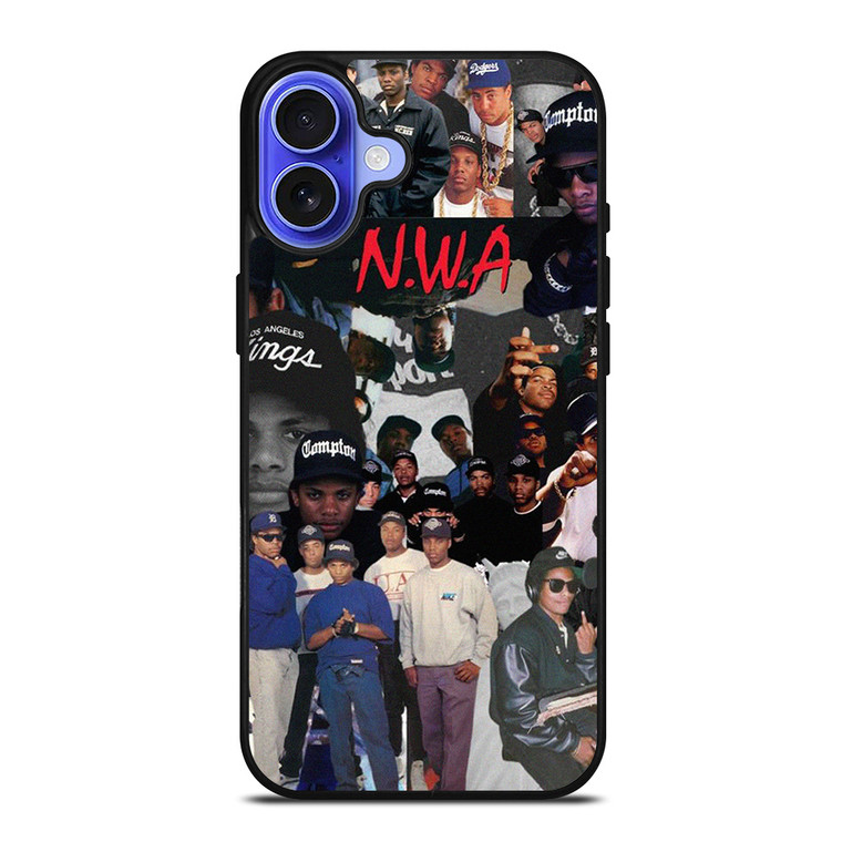 NWA NIGGAZ WIT ATTITUDES COLLAGE iPhone 16 Case