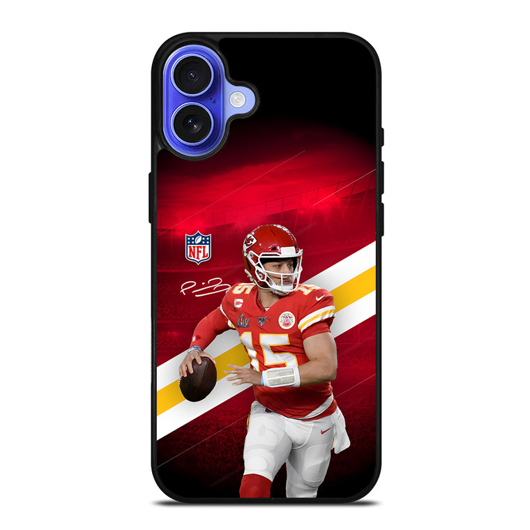 PATRICK MAHOMES KANSAS CITY NFL iPhone 16 Case PATRICK MAHOMES KANSAS CITY NFL iPhone 16 Case