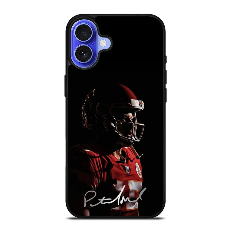 PATRICK MAHOMES KC CHIEFS SIGNATURE iPhone 16 Case
