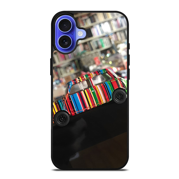 PAUL SMITH STRIPE CAR BOOK iPhone 16 Case PAUL SMITH STRIPE CAR BOOK iPhone 16 Case
