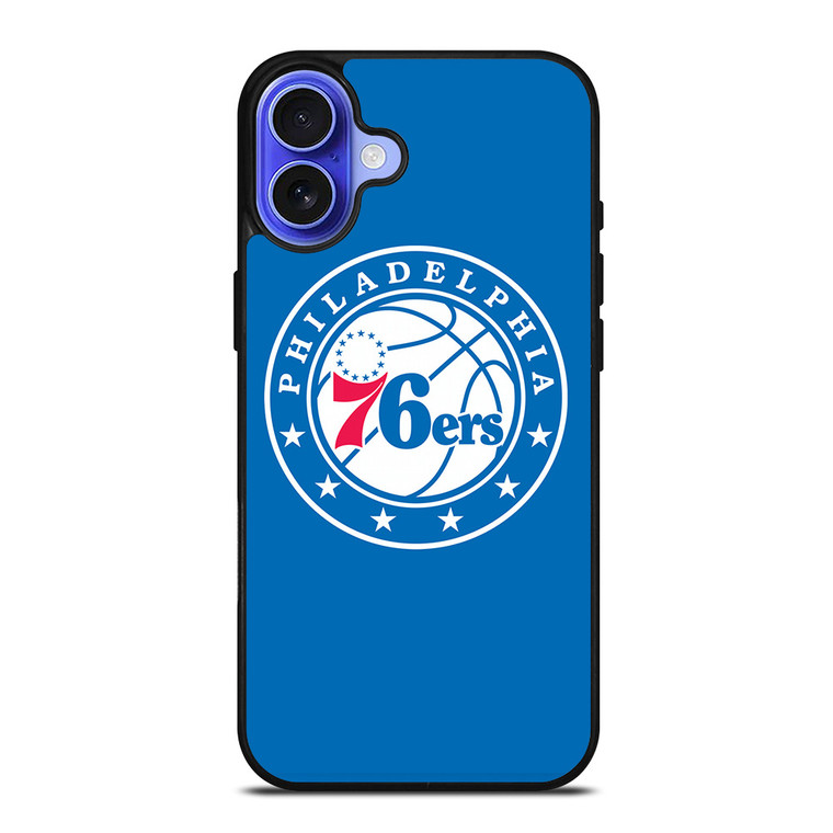 PHILADELPHIA 76ERS LOGO BADGE iPhone 16 Case PHILADELPHIA 76ERS LOGO BADGE iPhone 16 Case