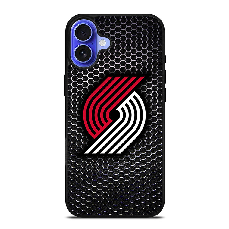 PORTLAND TRAIL BLAZERS SYMBOL METAL iPhone 16 Case PORTLAND TRAIL BLAZERS SYMBOL METAL iPhone 16 Case