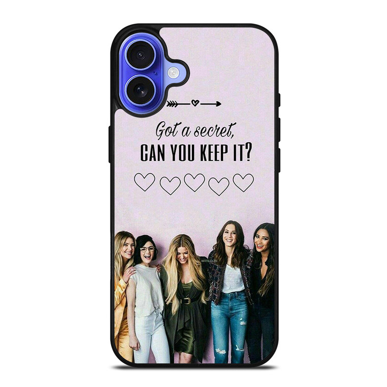 PRETTY LITTLE LIARS QUOTE iPhone 16 Case PRETTY LITTLE LIARS QUOTE iPhone 16 Case