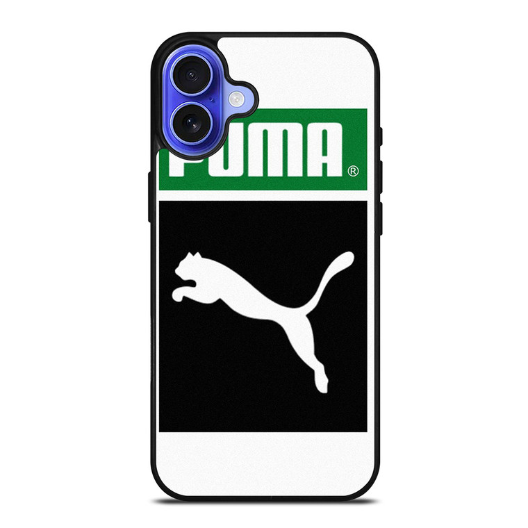 PUMA WHITE LOGO iPhone 16 Case