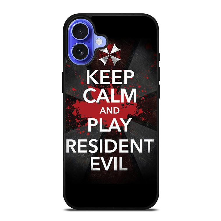 RESIDENT EVIL GAMES SAYING iPhone 16 Case
