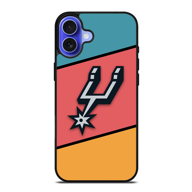 SAN ANTONIO SPURS COLORFUL LOGO iPhone 16 Case SAN ANTONIO SPURS COLORFUL LOGO iPhone 16 Case