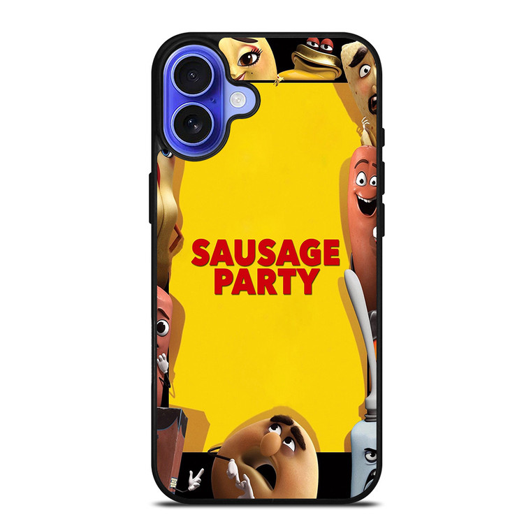 SAUSAGE PARTY CARTOON FRAME ART iPhone 16 Case SAUSAGE PARTY CARTOON FRAME ART iPhone 16 Case