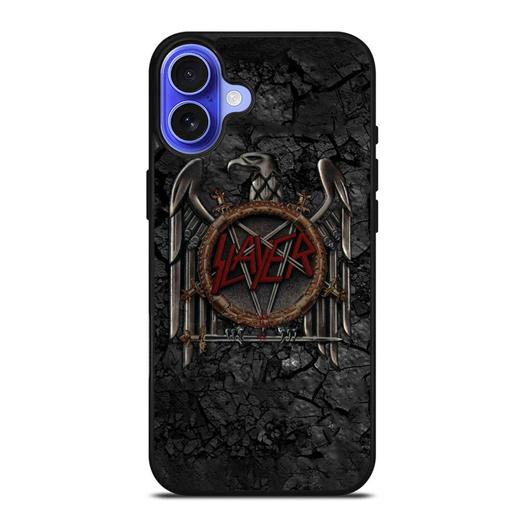 SLAYER METAL BAND EMBLEM iPhone 16 Case