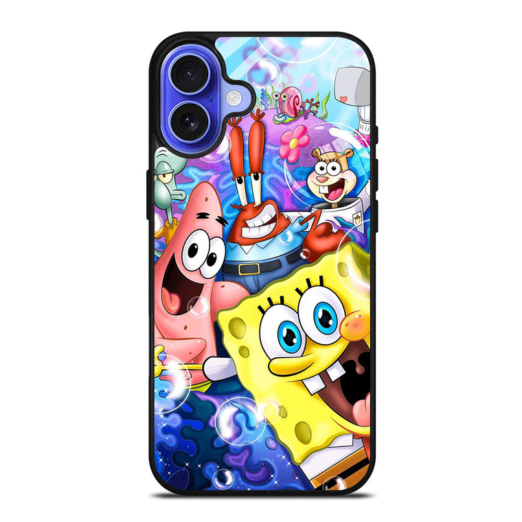 SPONGEBOB AND FRIEND BUBLE iPhone 16 Case