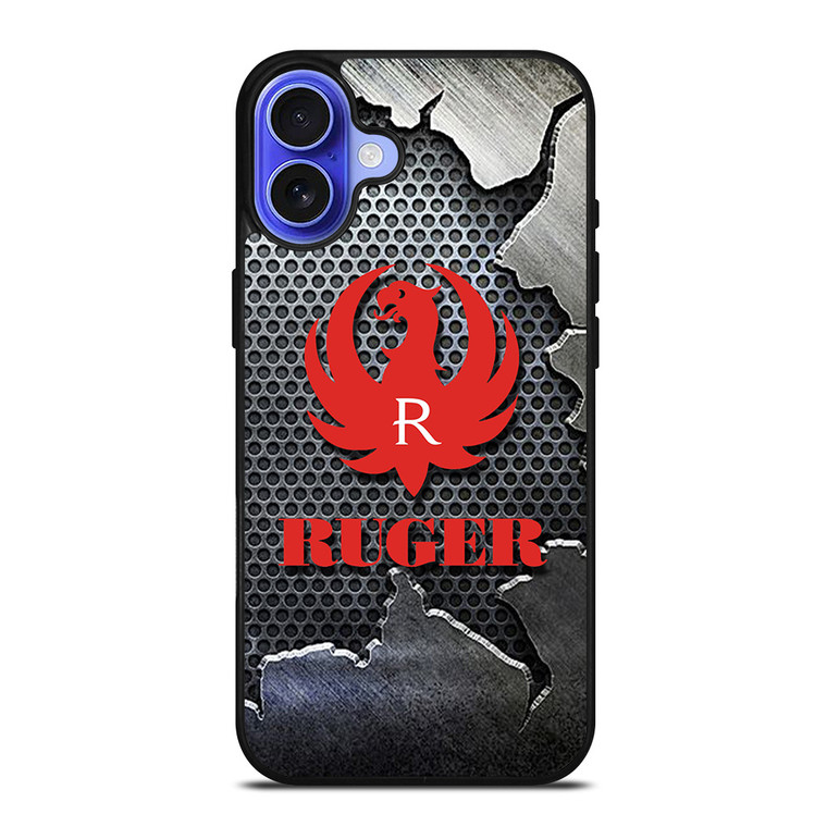 STURM RUGER FIREARM METAL LOGO 2 iPhone 16 Case