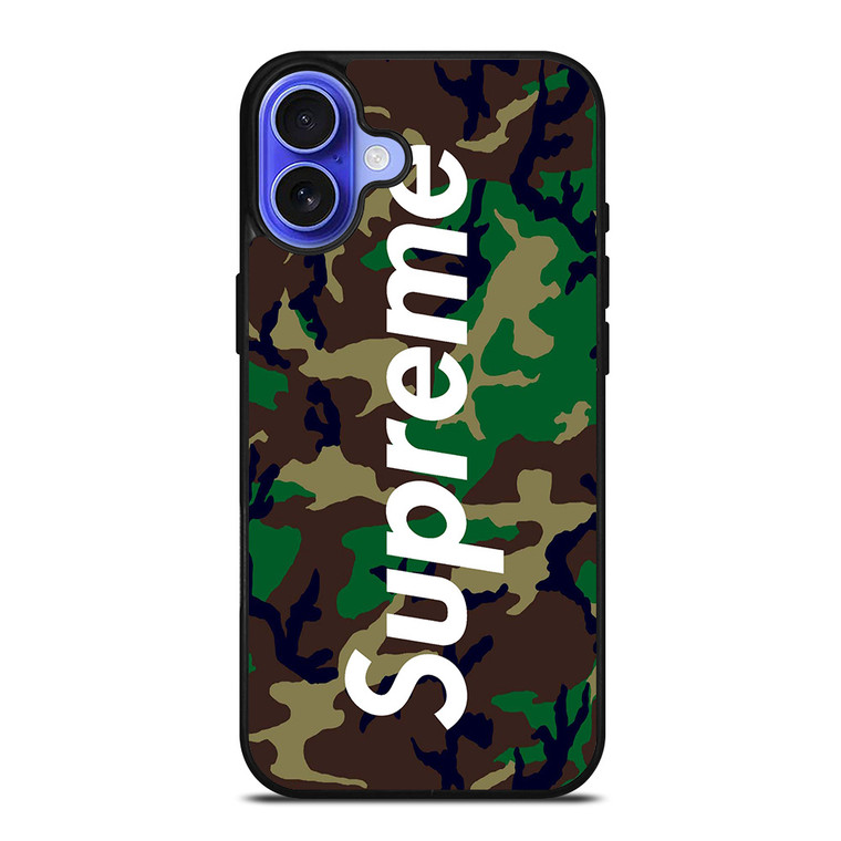 SUPREME CAMO iPhone 16 Case