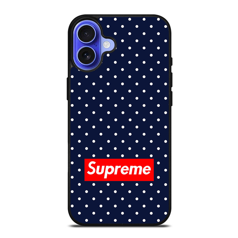 SUPREME FLORAL POLKADOTS iPhone 16 Case