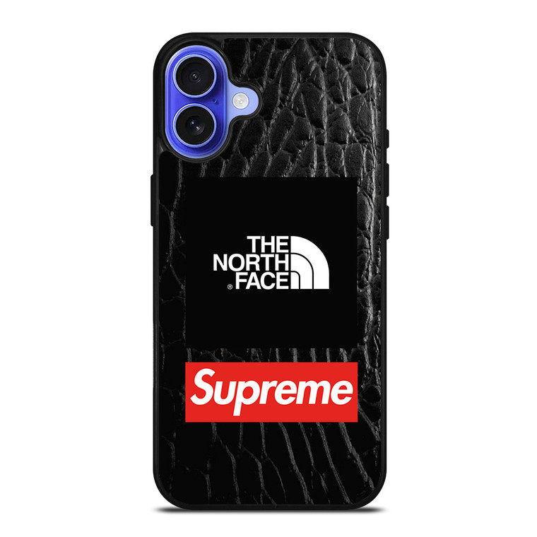 SUPREME X THE NORTH FACE LEATHER iPhone 16 Case