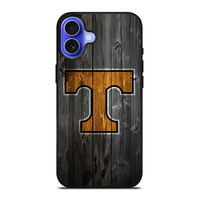 TENNESSEE VOLUNTEERS WOODEN LOGO iPhone 16 Case