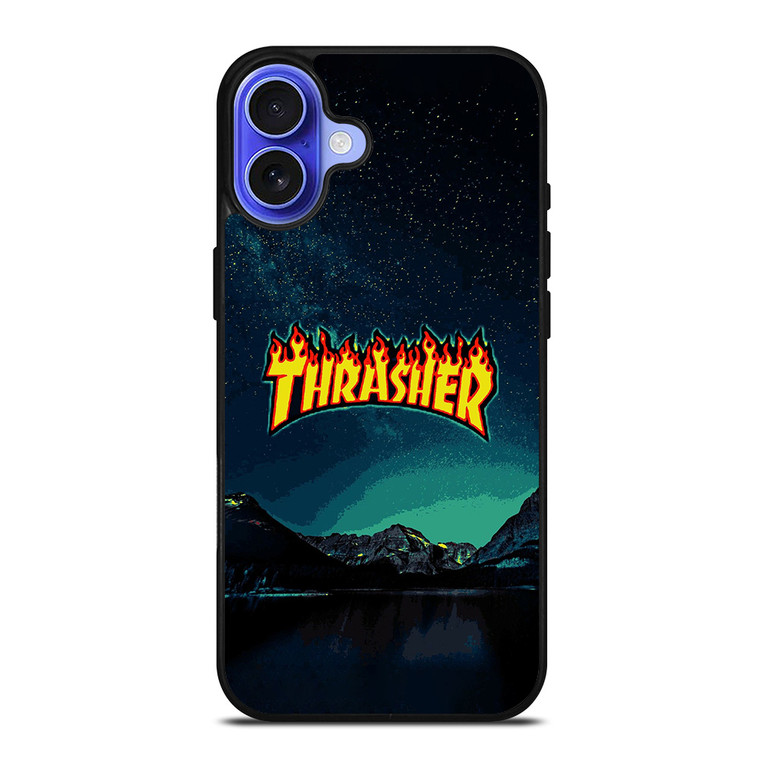 THRASHER SKATEBOARD MAGAZINE SKY NIGHT iPhone 16 Case