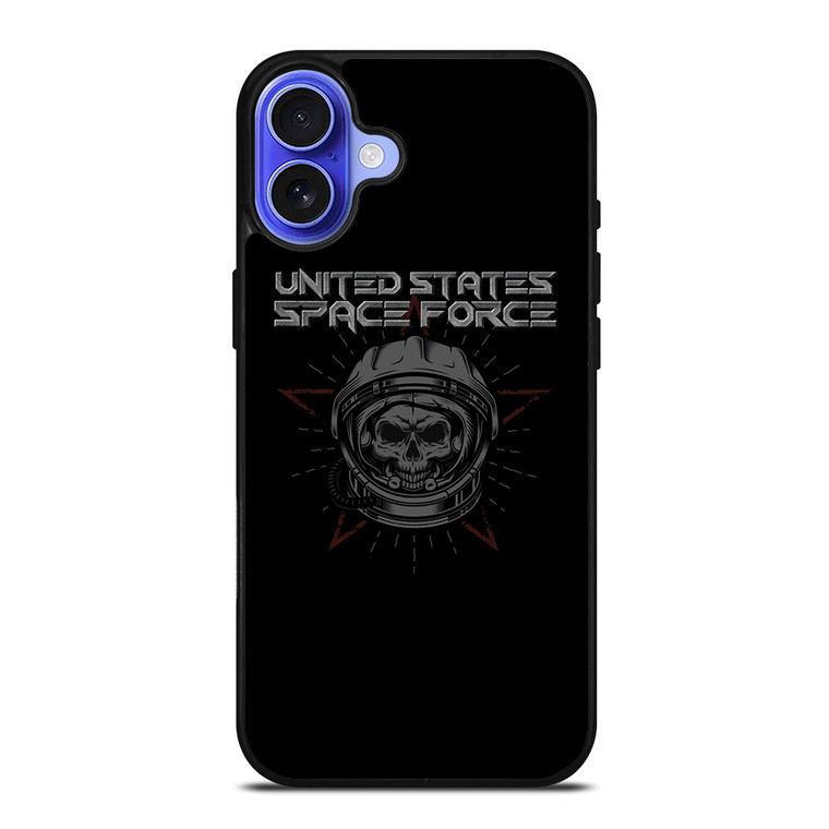 UNITED STATES SPACE FORCE SKULL iPhone 16 Case