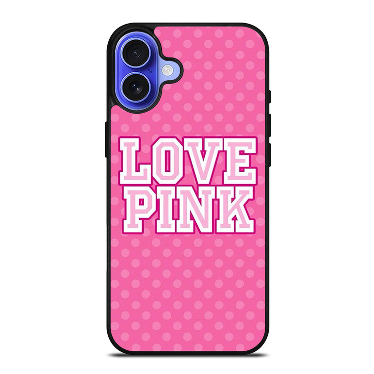 VICTORIA'S SECRET LOVE PINK LOGO iPhone 16 Case VICTORIA'S SECRET LOVE PINK LOGO iPhone 16 Case