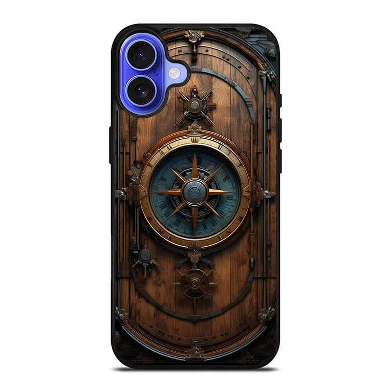 VINTAGE MAP COMPASS iPhone 16 Case