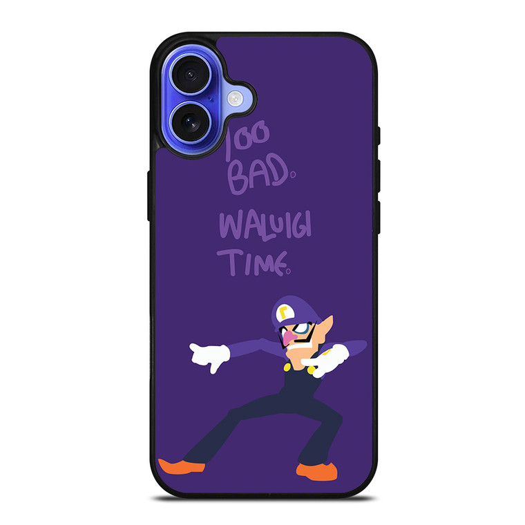 WALUIGI TIME TOO BAD iPhone 16 Case