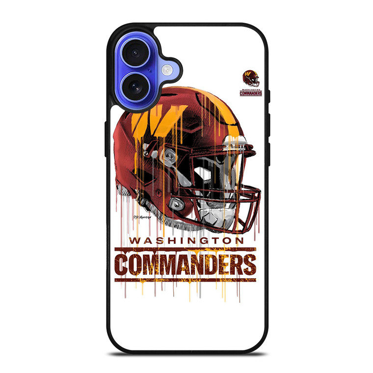 WASHINGTON COMMANDERS HELM ICON iPhone 16 Case WASHINGTON COMMANDERS HELM ICON iPhone 16 Case
