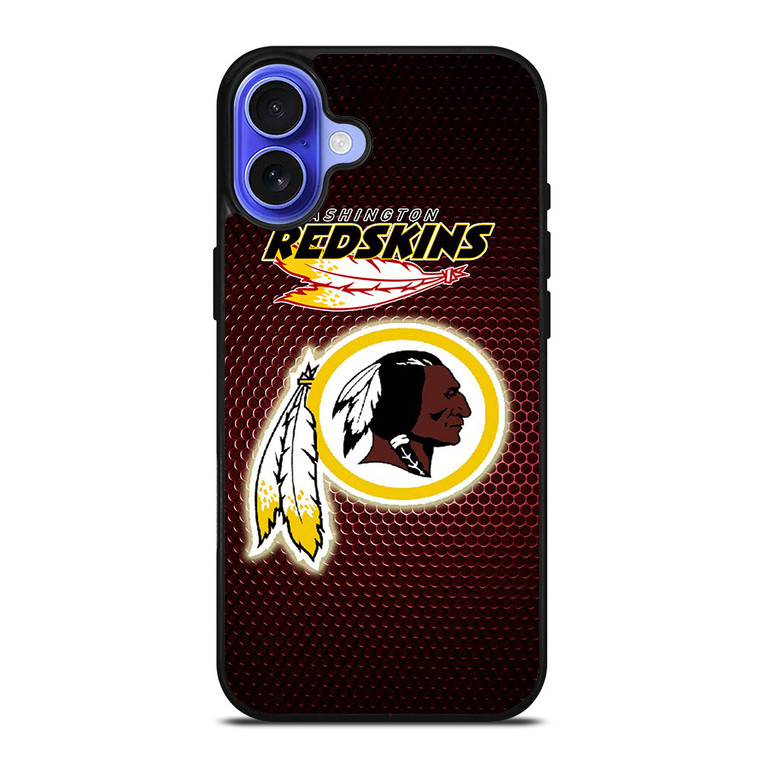 WASHINGTON REDSKINS METAL LOGO iPhone 16 Case