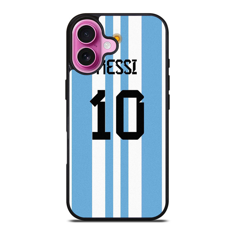 LIONEL MESSI ARGENTINA JERSEY 2 iPhone 16 Plus Case