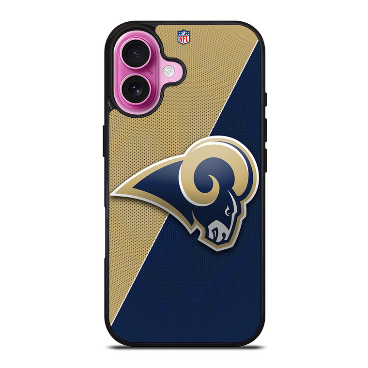 LOS ANGELES RAMS NFL LOGO iPhone 16 Plus Case