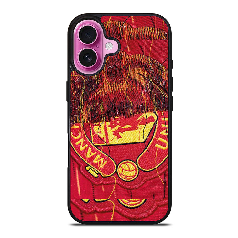 MANCHESTER UNITED DNA LOGO iPhone 16 Plus Case