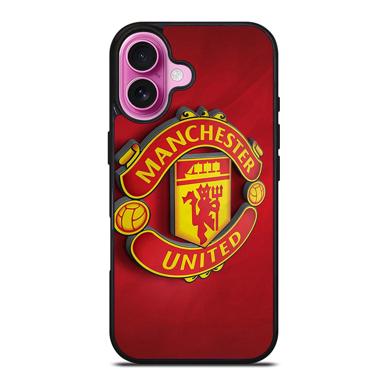 MANCHESTER UNITED EMBLEM iPhone 16 Plus Case