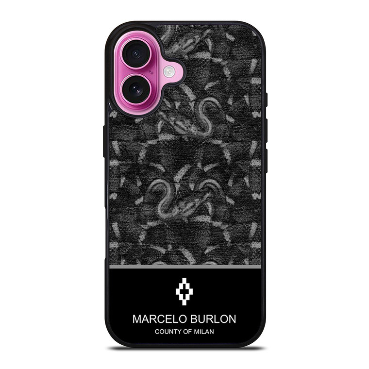 MARCELO BURLON SNAKE ART iPhone 16 Plus Case